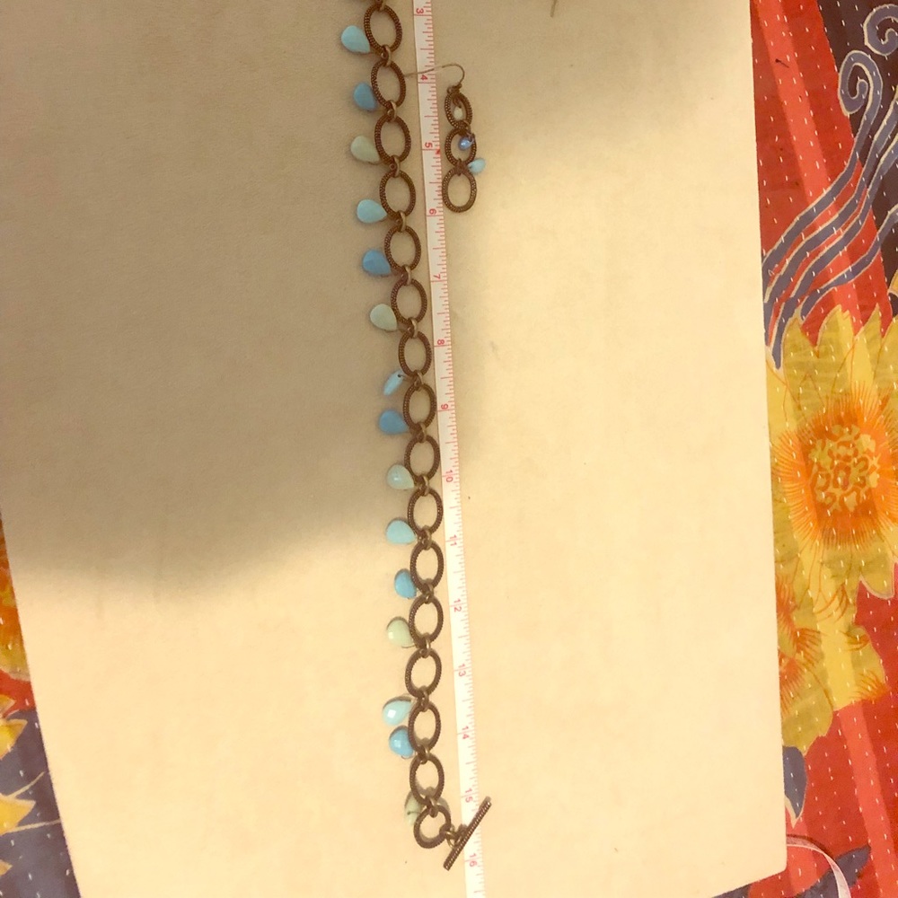 Necklace and earrings